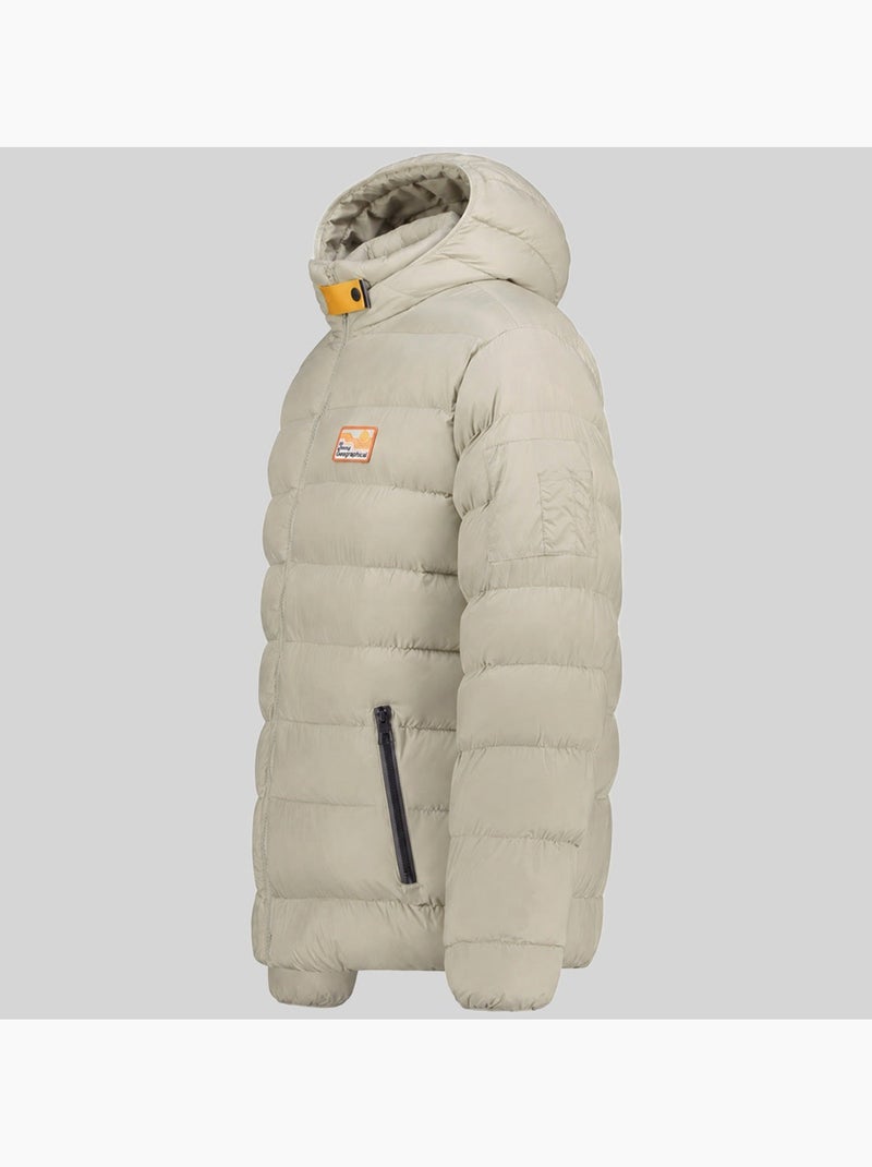 Plumífero con capucha avalanche hood – geographical norway Verde salvia - Kiabi