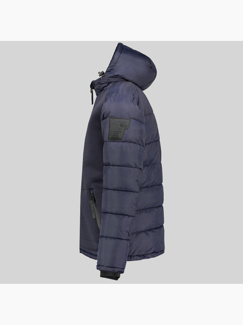 Plumífero con capucha beachwood – geographical norway Azul marino - Kiabi