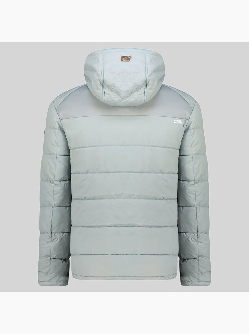 Plumífero con capucha beachwood – geographical norway Gris claro - Kiabi