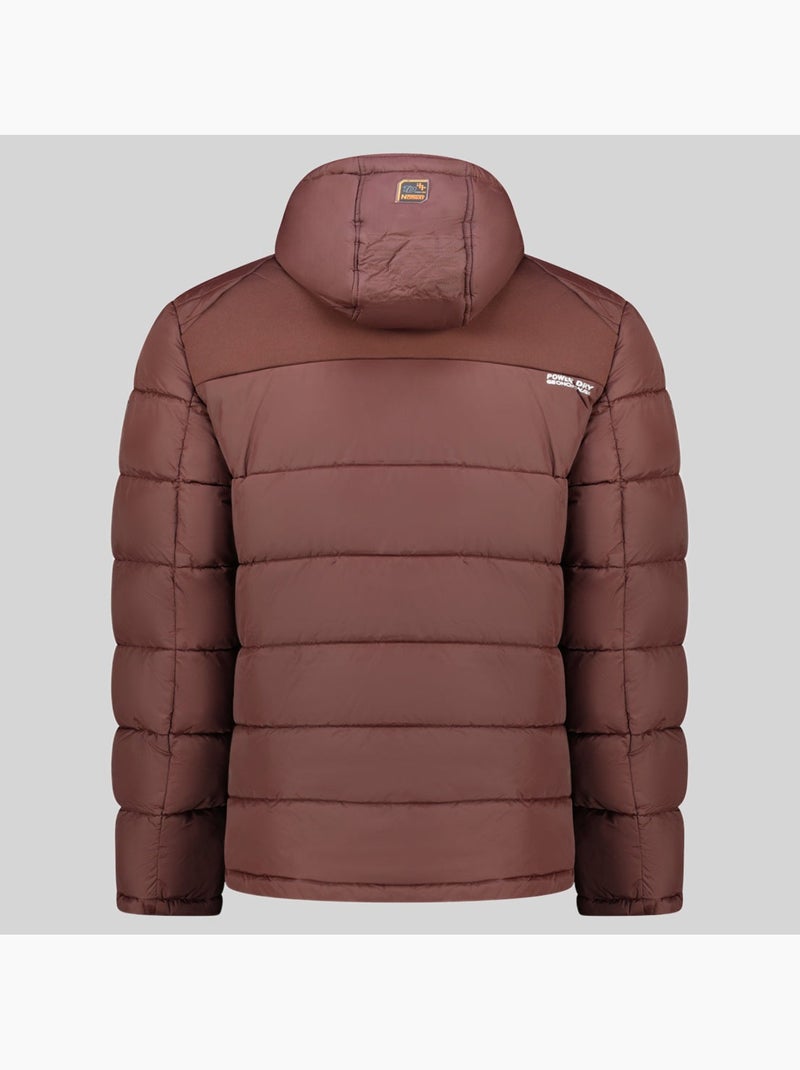 Plumífero con capucha beachwood – geographical norway Marrón - Kiabi