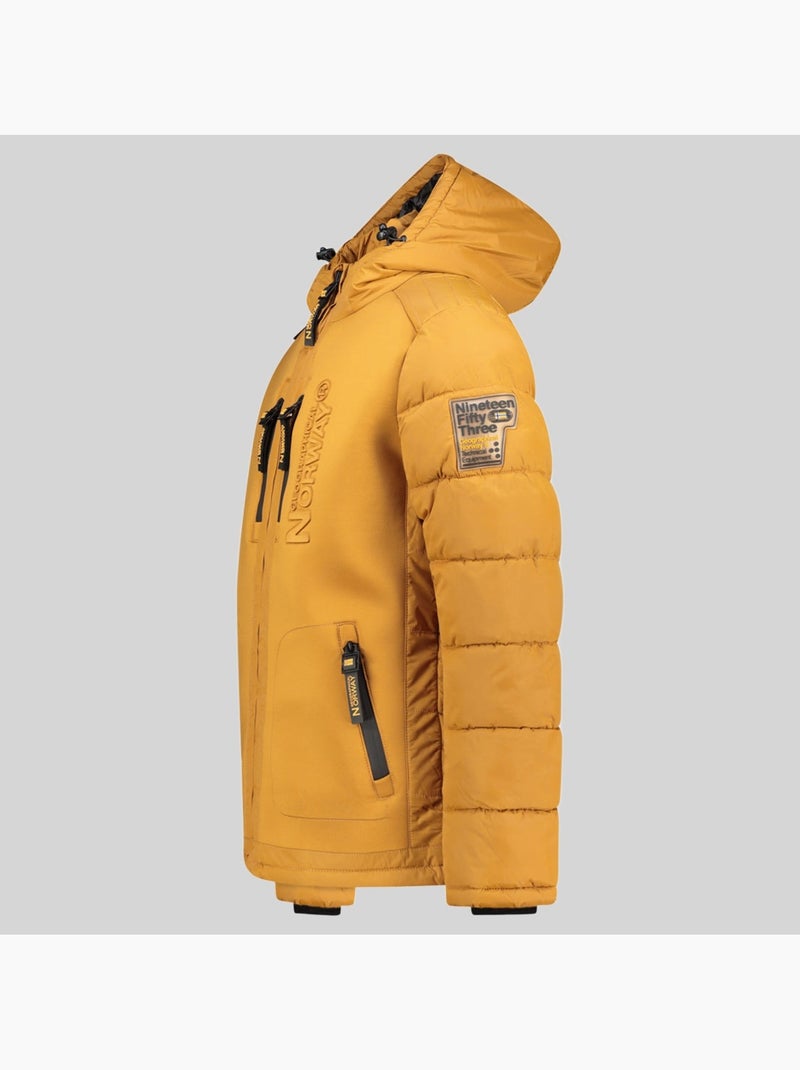 Plumífero con capucha beachwood – geographical norway Mostaza - Kiabi