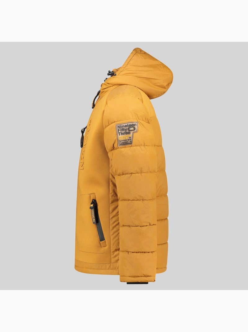 Plumífero con capucha beachwood – geographical norway Mostaza - Kiabi