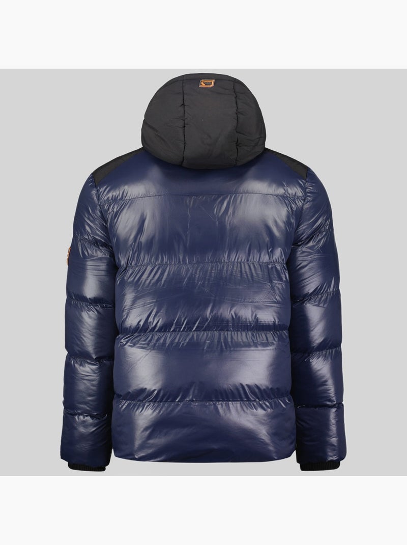 Plumífero con capucha binael – geographical norway Azul marino - Kiabi