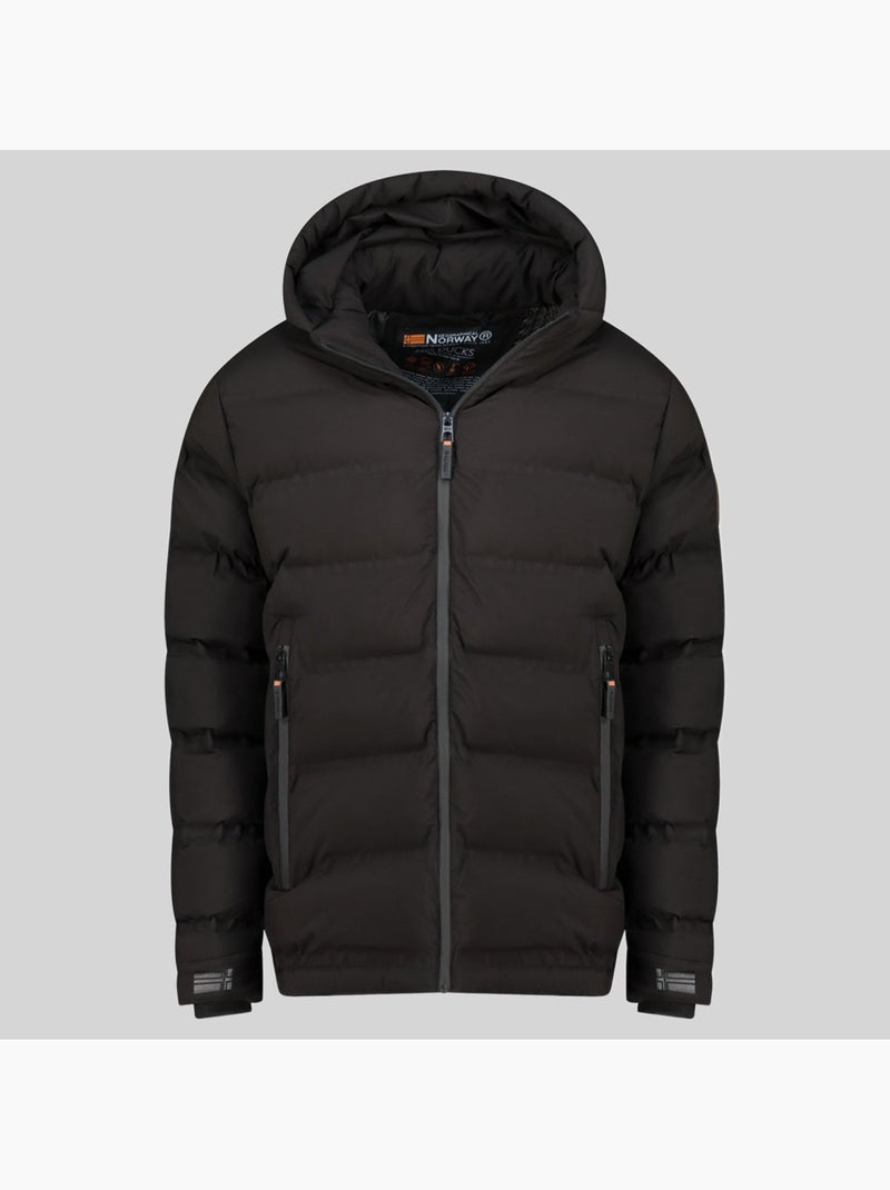 Plumífero con capucha brandy – geographical norway Negro - Kiabi