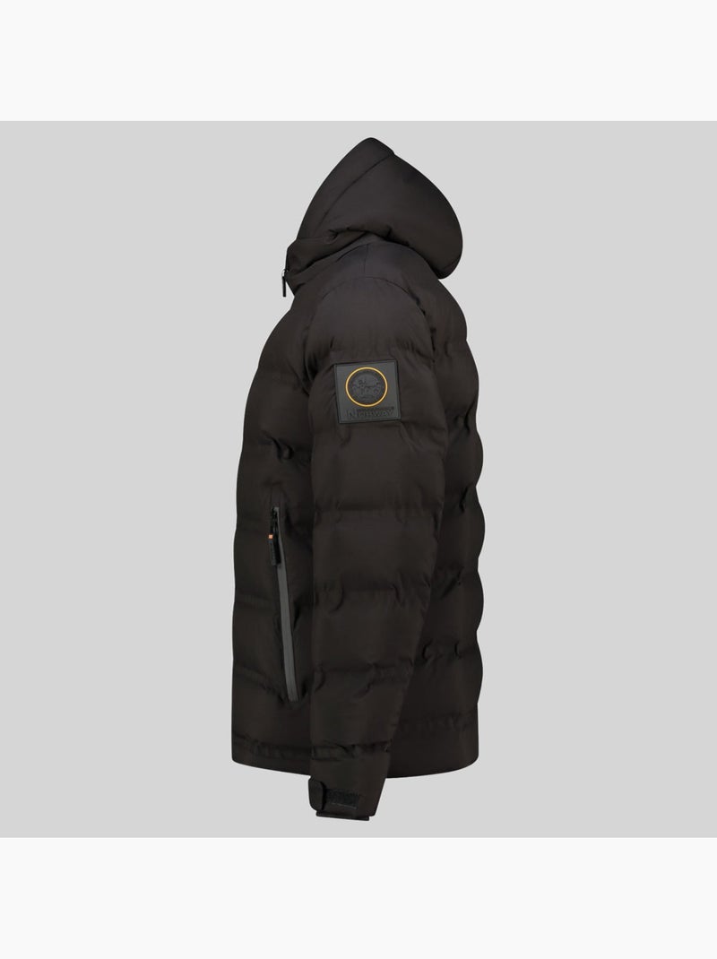 Plumífero con capucha brandy – geographical norway Negro - Kiabi