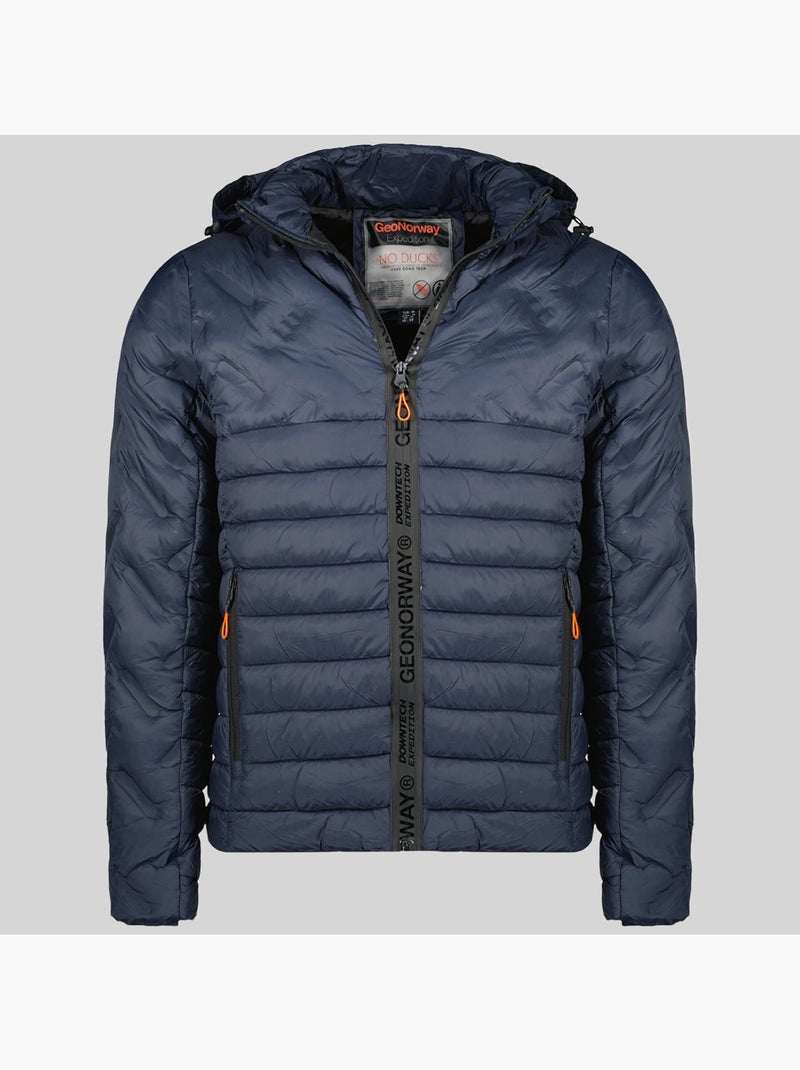Plumífero con capucha burator – geographical norway Azul marino - Kiabi