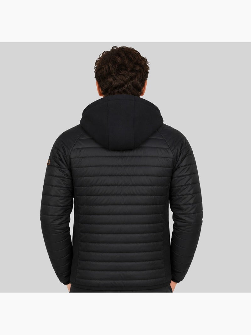 Plumífero con capucha carno – geographical norway Negro - Kiabi