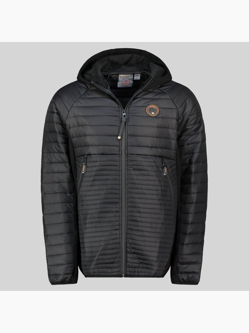 Plumífero con capucha carno – geographical norway Negro - Kiabi