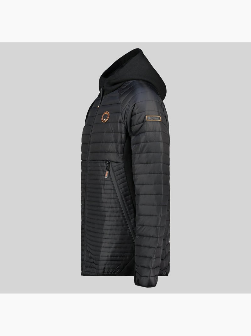 Plumífero con capucha carno – geographical norway Negro - Kiabi