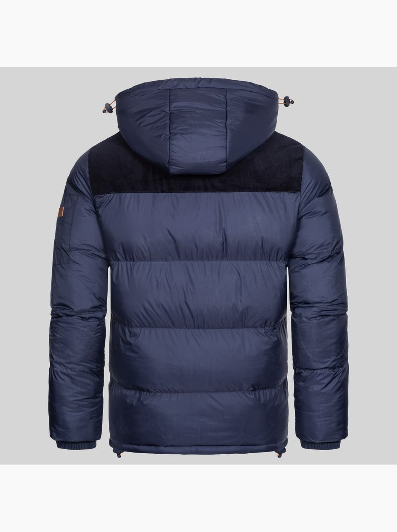 Plumífero con capucha celian – geographical norway Azul marino - Kiabi