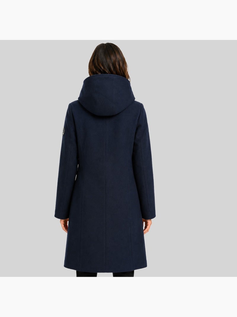 Plumífero con capucha doria – geographical norway Azul marino - Kiabi