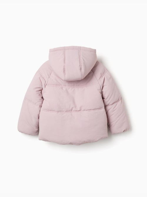 Plumífero con capucha y forro polar - Kiabi Plumífero con capucha y forro polar - Kiabi