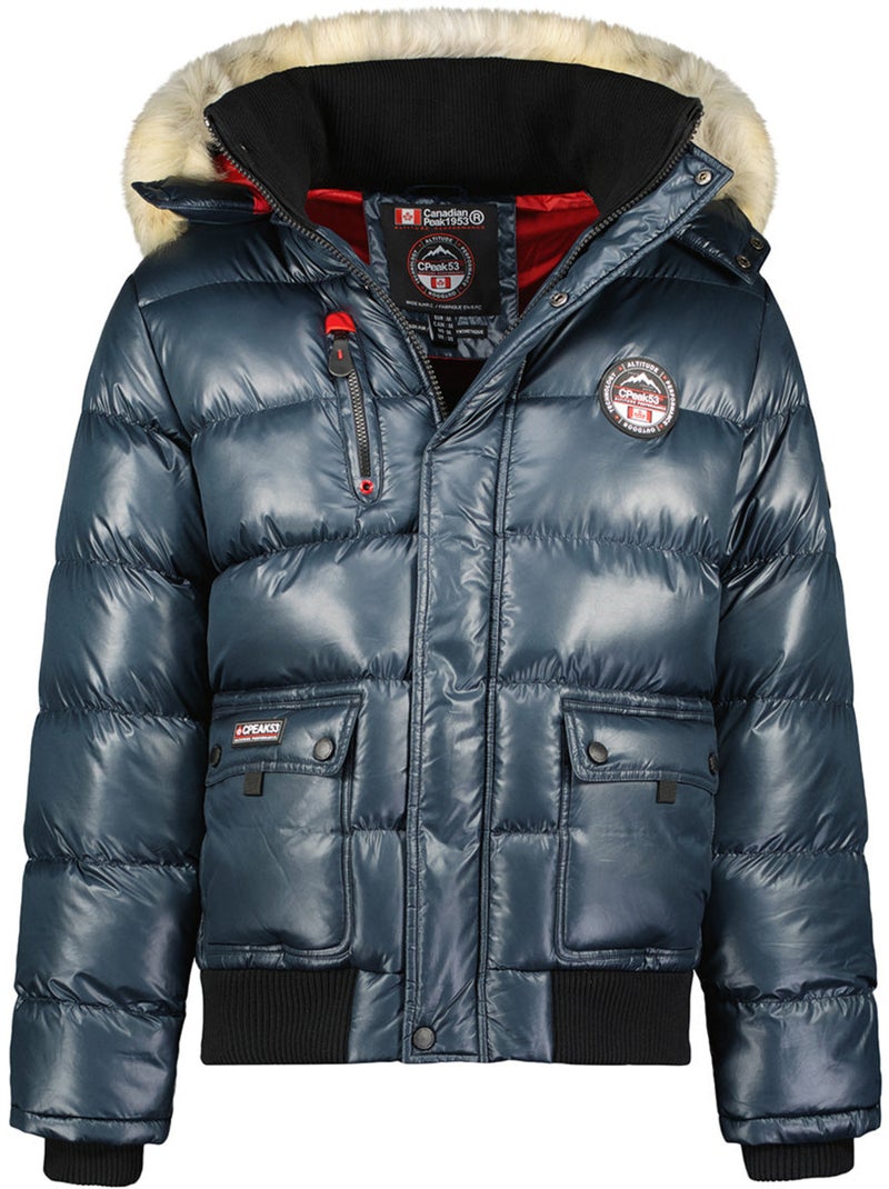 Plumífero cortavientos bugseak – canadian peak Azul marino - Kiabi