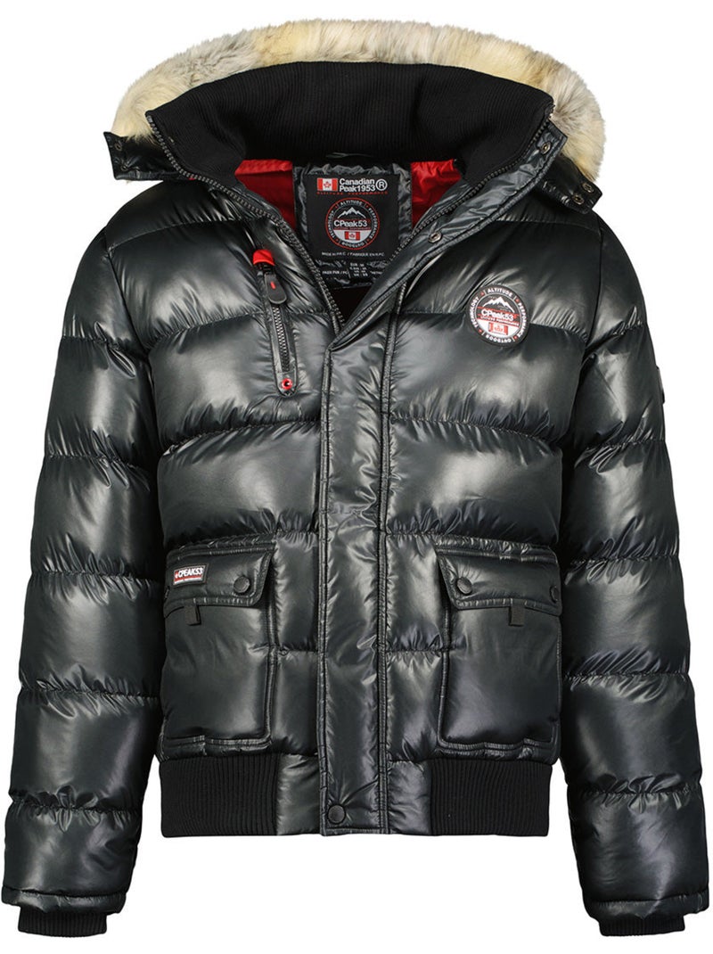 Plumífero cortavientos bugseak – canadian peak Negro - Kiabi