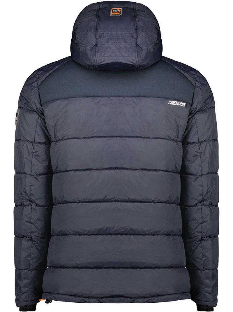 Plumífero cortavientos con cuello alto beachweak – canadian peak Azul marino - Kiabi