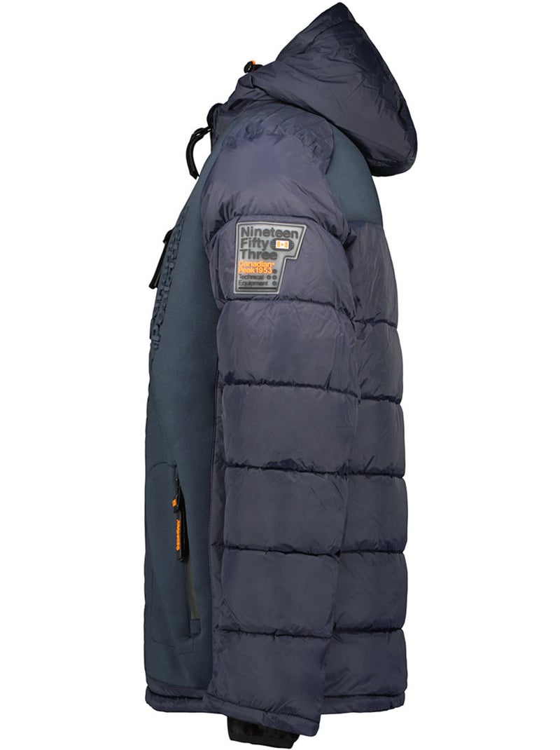 Plumífero cortavientos con cuello alto beachweak – canadian peak Azul marino - Kiabi