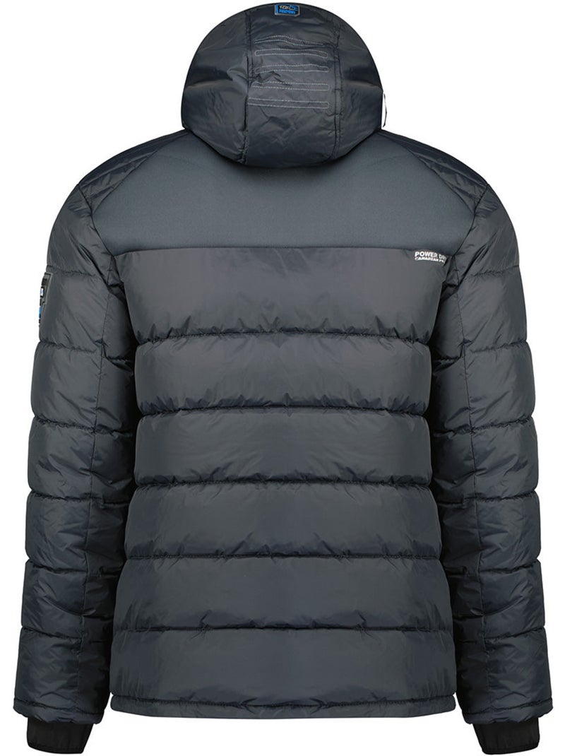 Plumífero cortavientos con cuello alto beachweak – canadian peak Gris oscuro - Kiabi