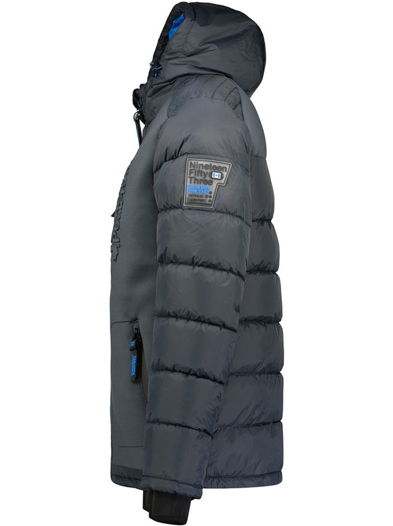 Plumífero cortavientos con cuello alto beachweak – canadian peak Gris oscuro - Kiabi