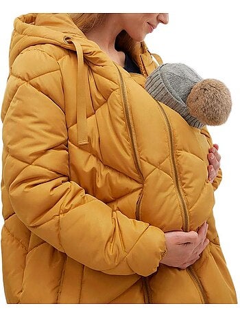 Plumífero de Maternidad y Portabebés para Mujer Mamalicious