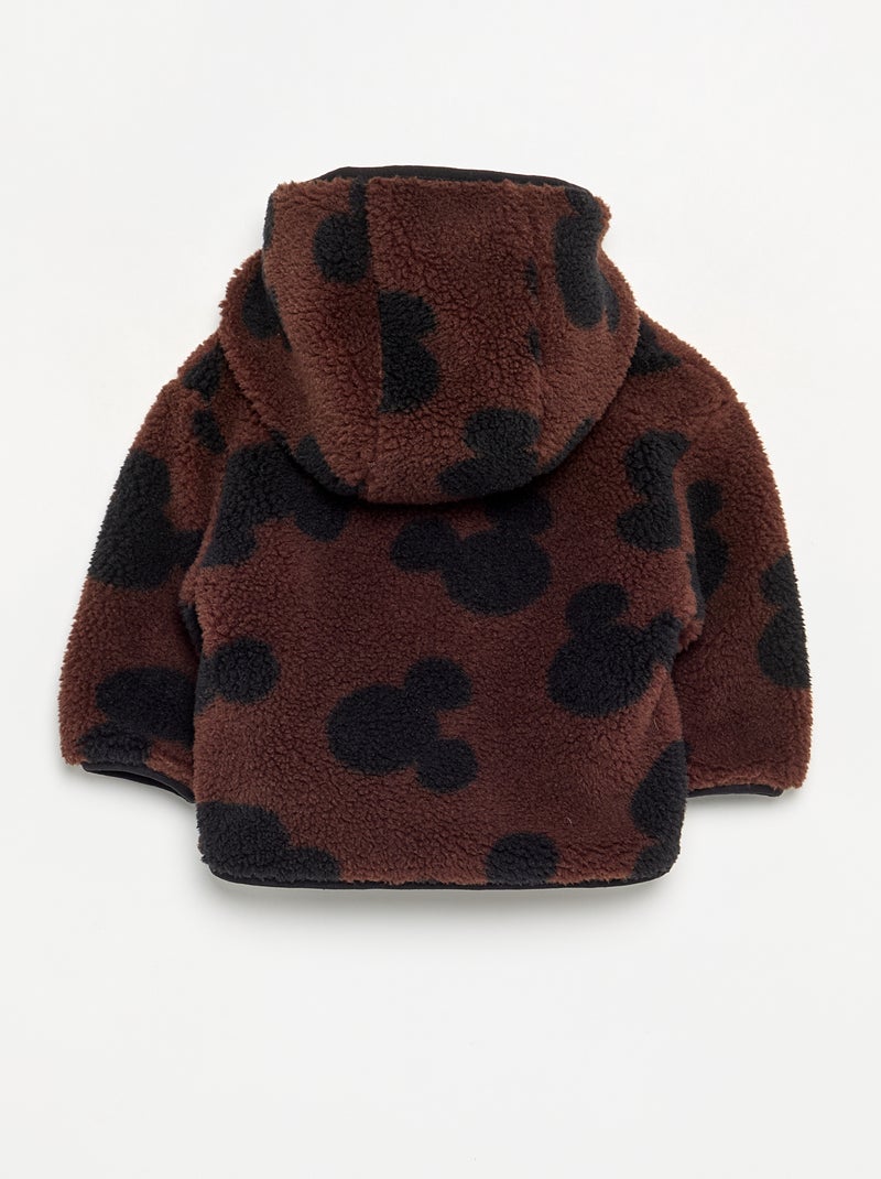 Plumífero \'Disney\' \'Mickey\' efecto borreguito Marron - Kiabi