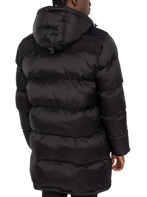 Plumífero largo con capucha para hombre Schott - Kiabi