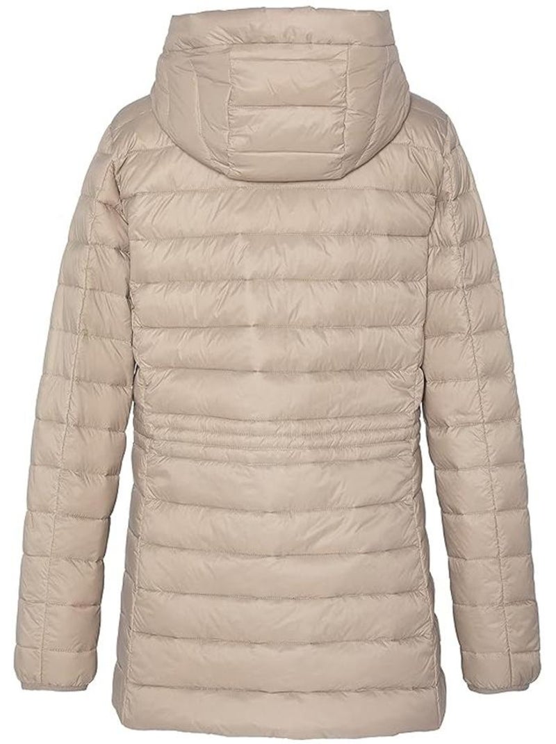 Plumífero Largo Schott para Mujer Beige - Kiabi