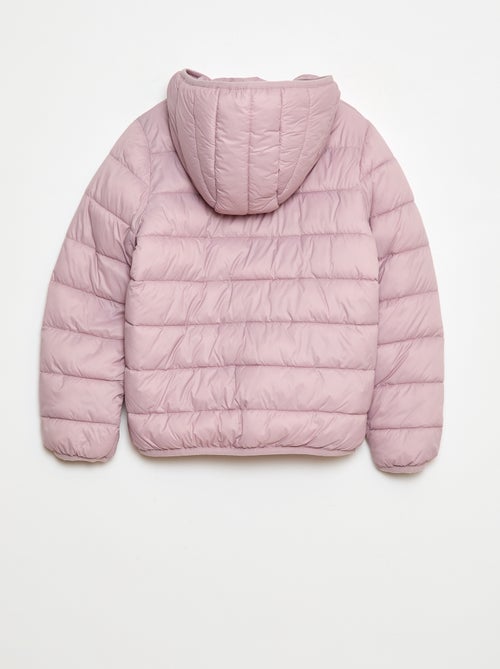 Plumífero ligero con capucha - Kiabi