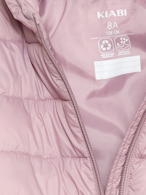 Plumífero ligero con capucha - Kiabi