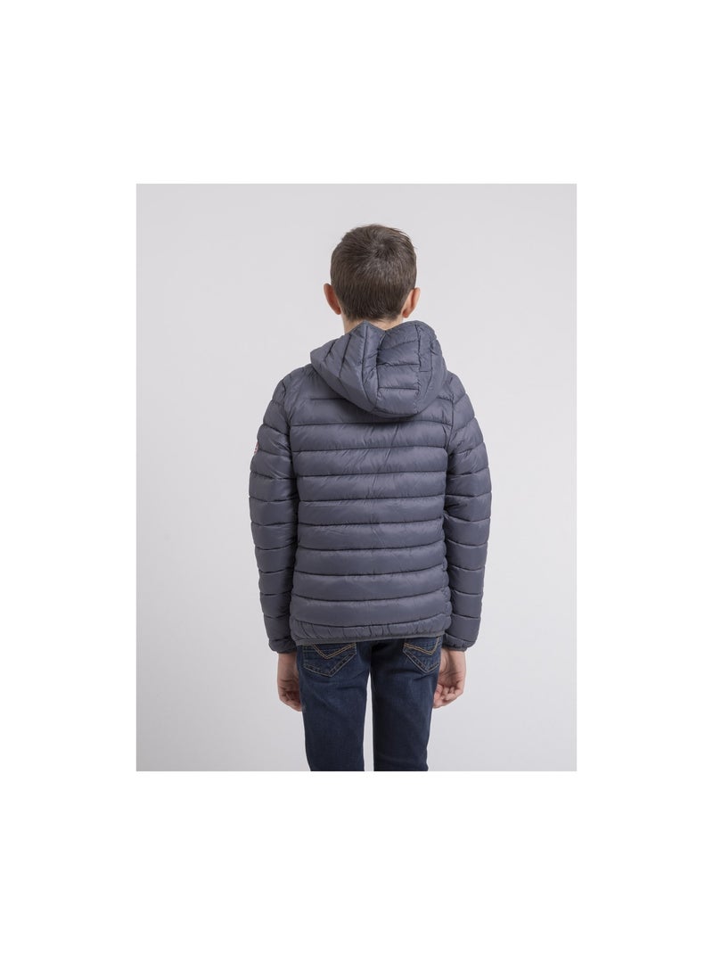 Plumífero ligero con capucha ZILLING-J Gris - Kiabi