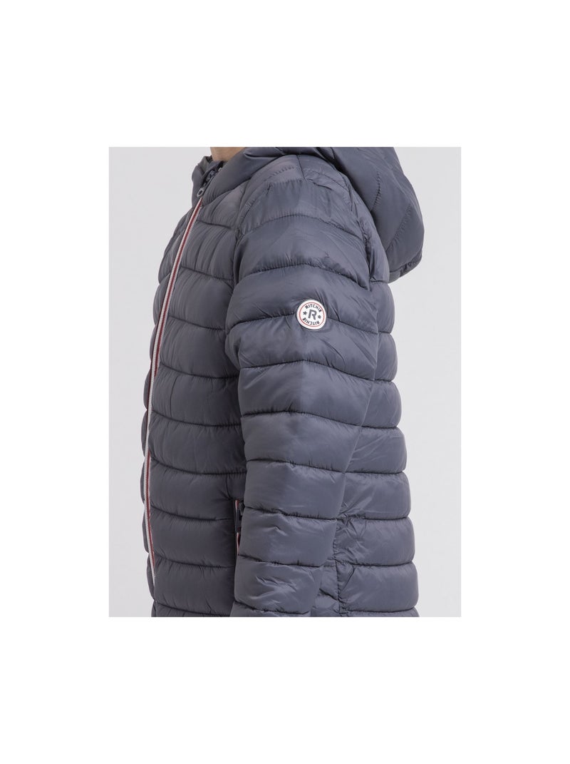 Plumífero ligero con capucha ZILLING-J Gris - Kiabi