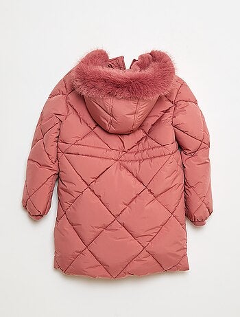 Anorak acolchado midi cálido e hidrófugo