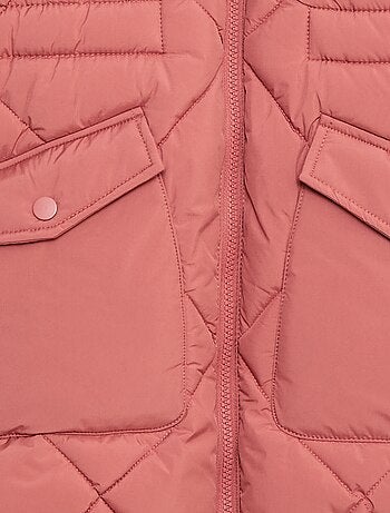 Anorak acolchado midi cálido e hidrófugo
