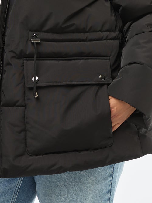 Plumífero midi liso - Kiabi