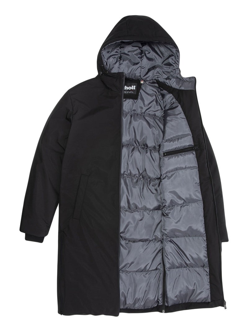 Plumífero para Hombre Schott Negro - Kiabi