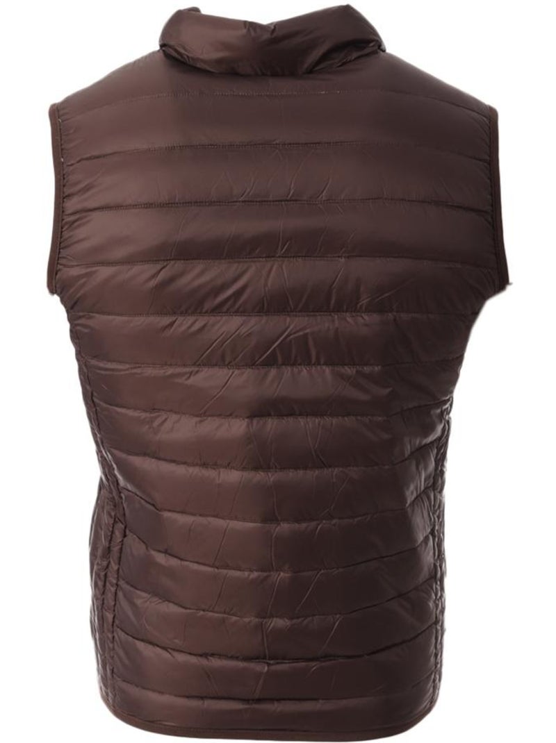 Plumífero sin mangas para hombre schott Marrón oscuro - Kiabi