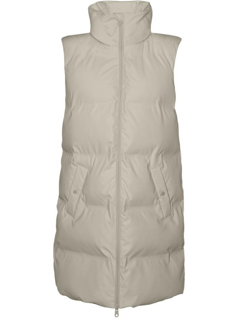 Plumífero sin Mangas para Mujer Vero Moda Crudo - Kiabi