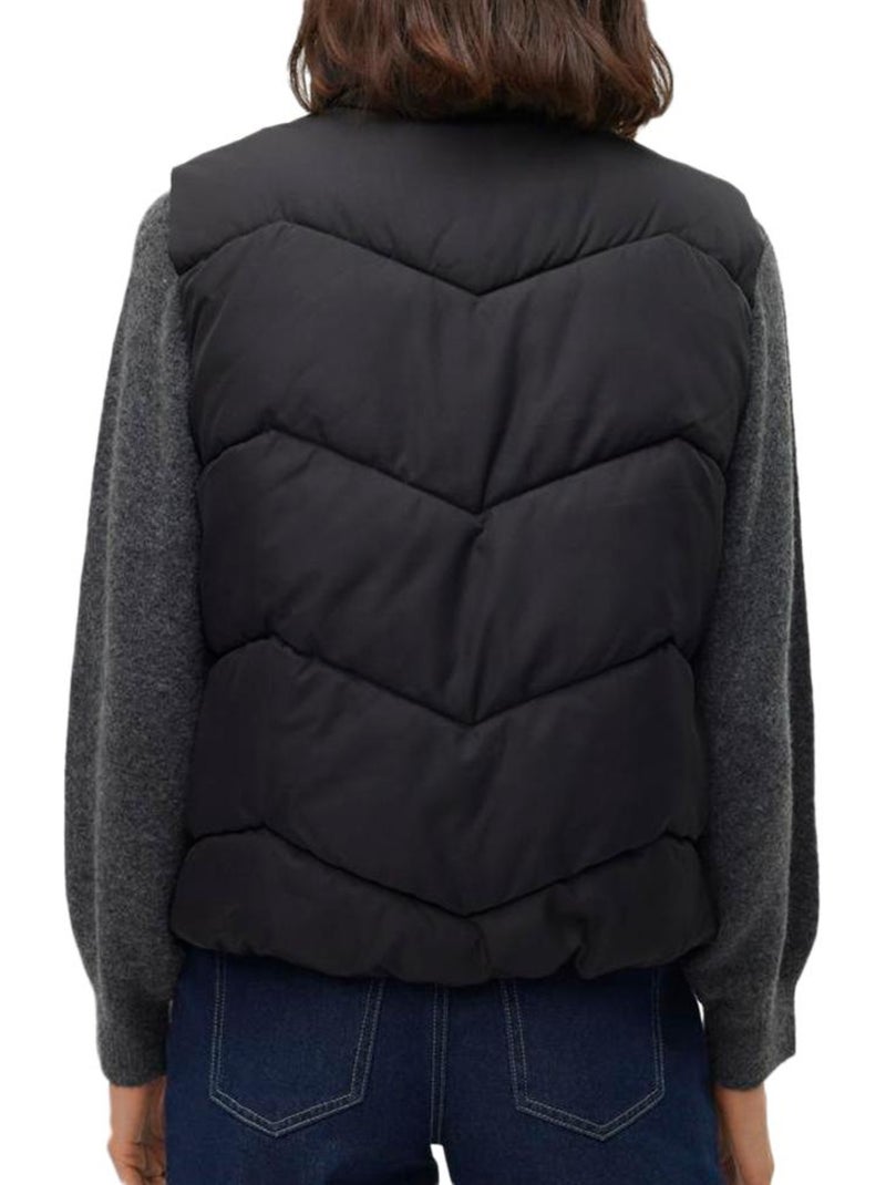 Plumífero sin mangas para mujer Vero Moda Negro - Kiabi