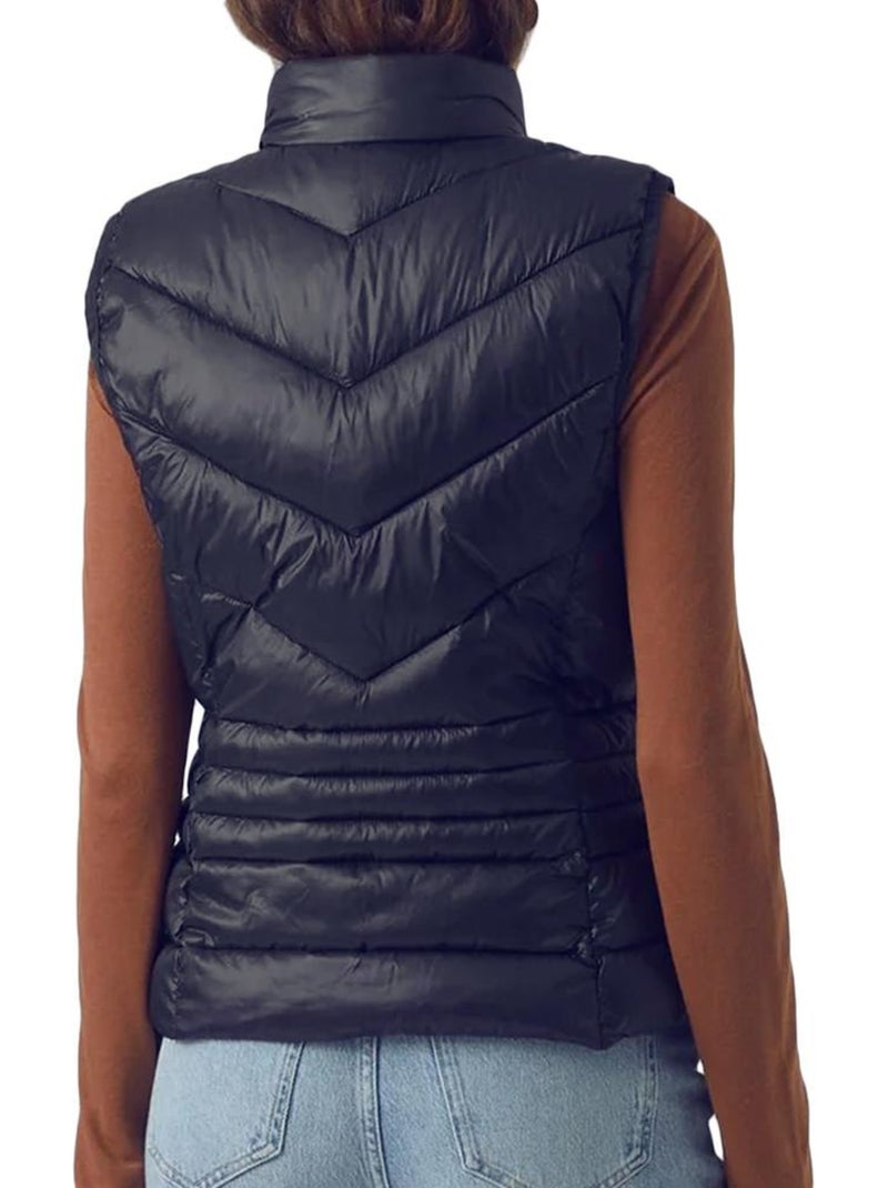 Plumífero sin Mangas Vero Moda para Mujer - Talla XL Azul marino - Kiabi