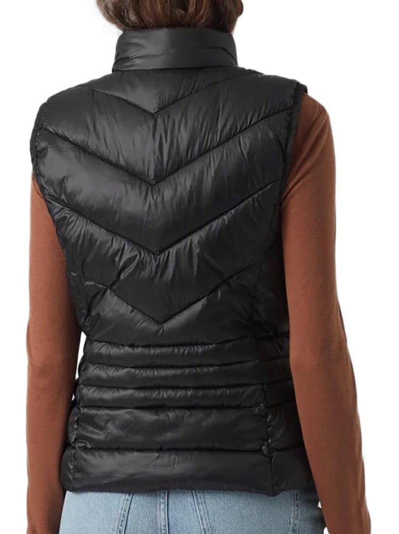 Plumífero sin Mangas Vero Moda para Mujer Negro - Kiabi