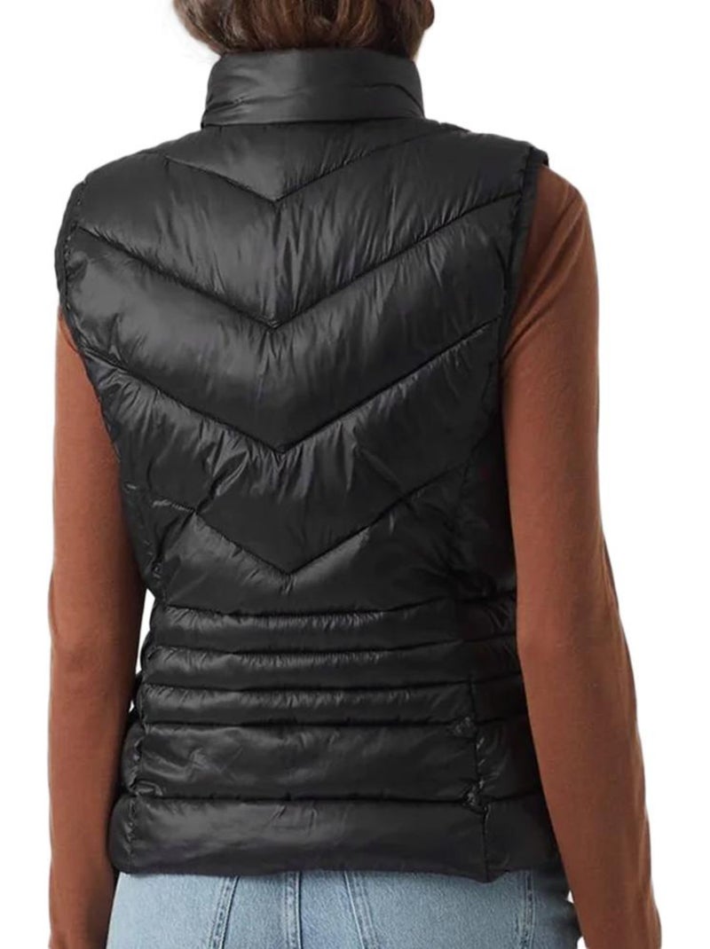 Plumífero sin Mangas Vero Moda para Mujer Negro - Kiabi