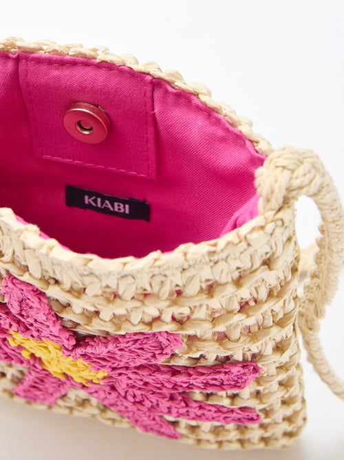 Pochette teléfono trenzada - Kiabi