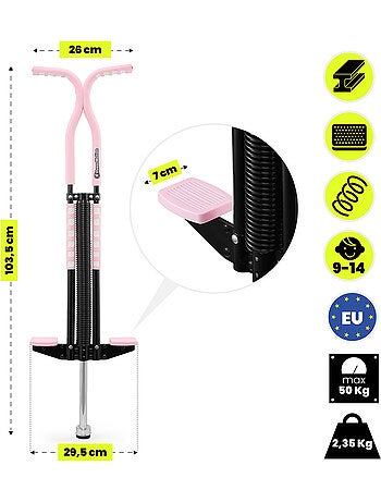 Pogo saltador infantil HyperMotion con muelle y asas de espuma - (9-14 años)