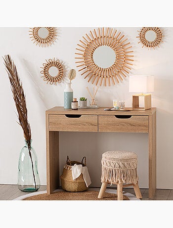 Pojo lámpara madera h32cm