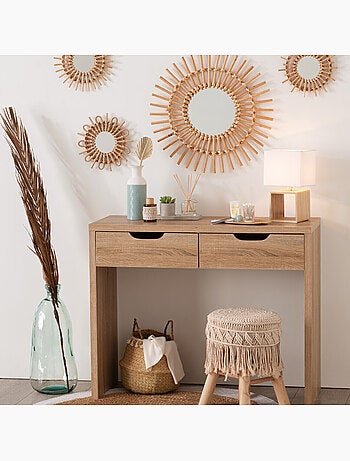 Pojo lámpara madera h32cm