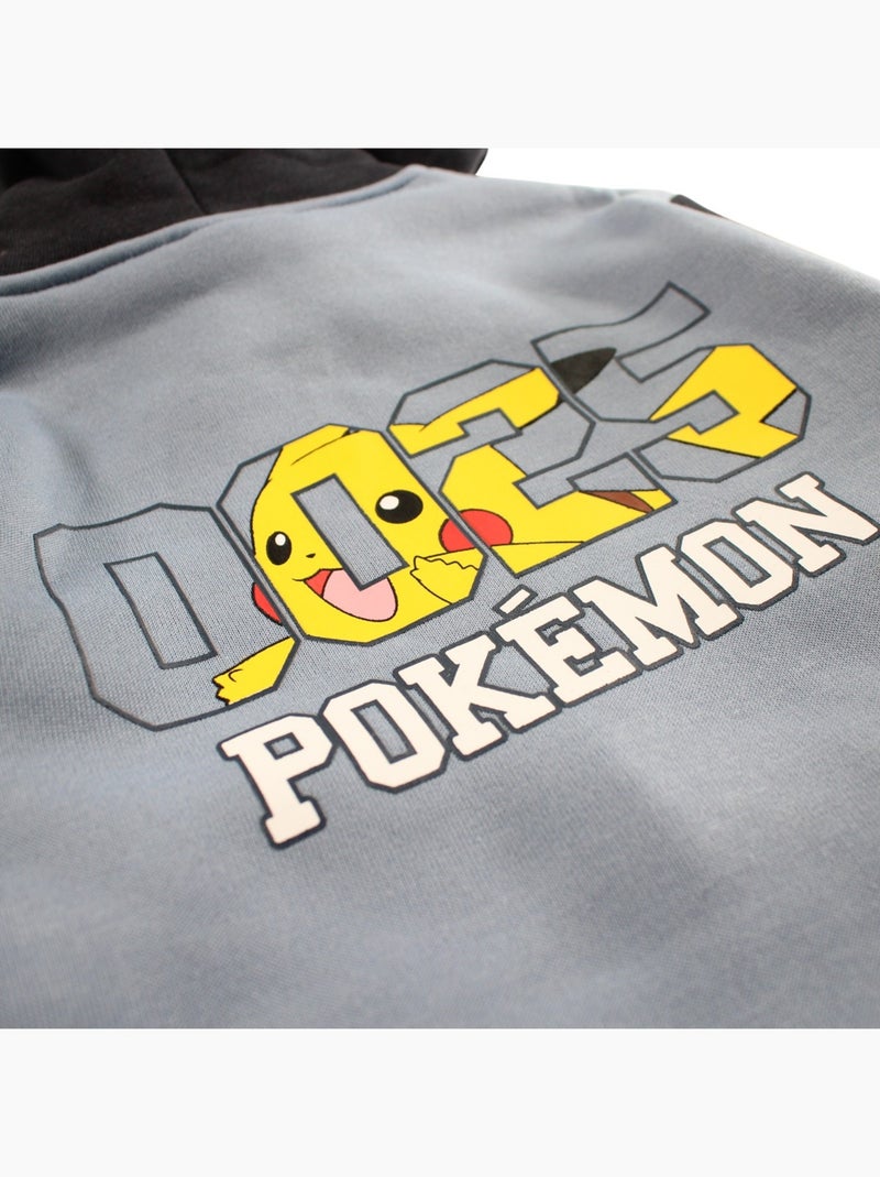 Pokemon - Chaqueta con capucha para niño Azul - Kiabi