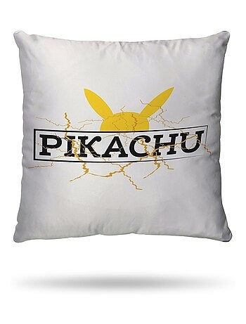 Pokémon - Juego de sábanas infantil algodón Pikachu High Voltage - Funda nórdica 140 x 200 cm