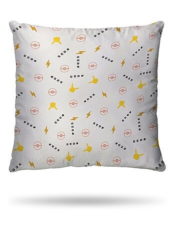 Pokémon - Juego de sábanas infantil algodón Pikachu High Voltage - Funda nórdica 140 x 200 cm