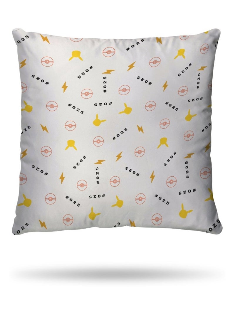 Pokémon - Juego de sábanas infantil algodón Pikachu High Voltage - Funda nórdica 140 x 200 cm Blanco - Kiabi