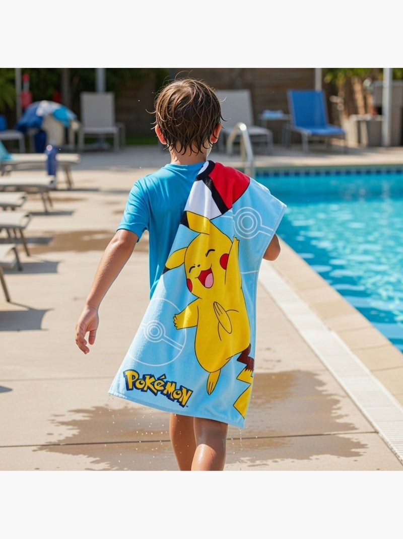 Pokemon - Toalla de playa niño Azul - Kiabi