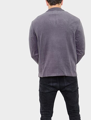 Polar con cuello alto y cremallera